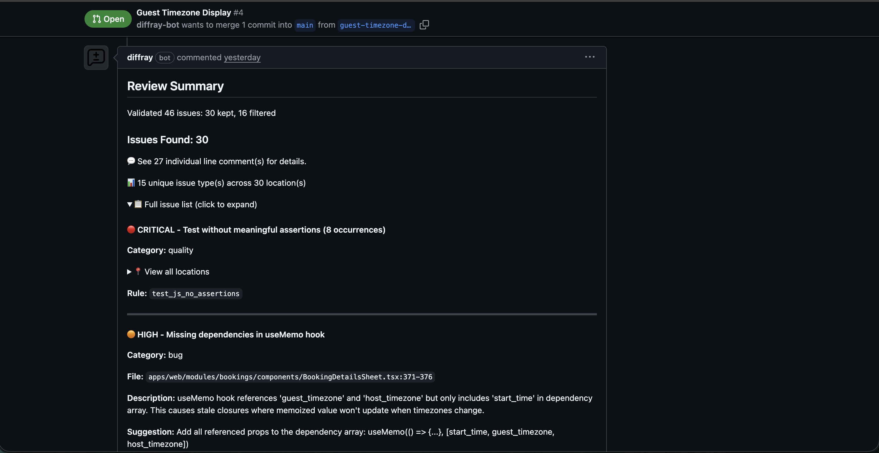Get Intelligent Reviews